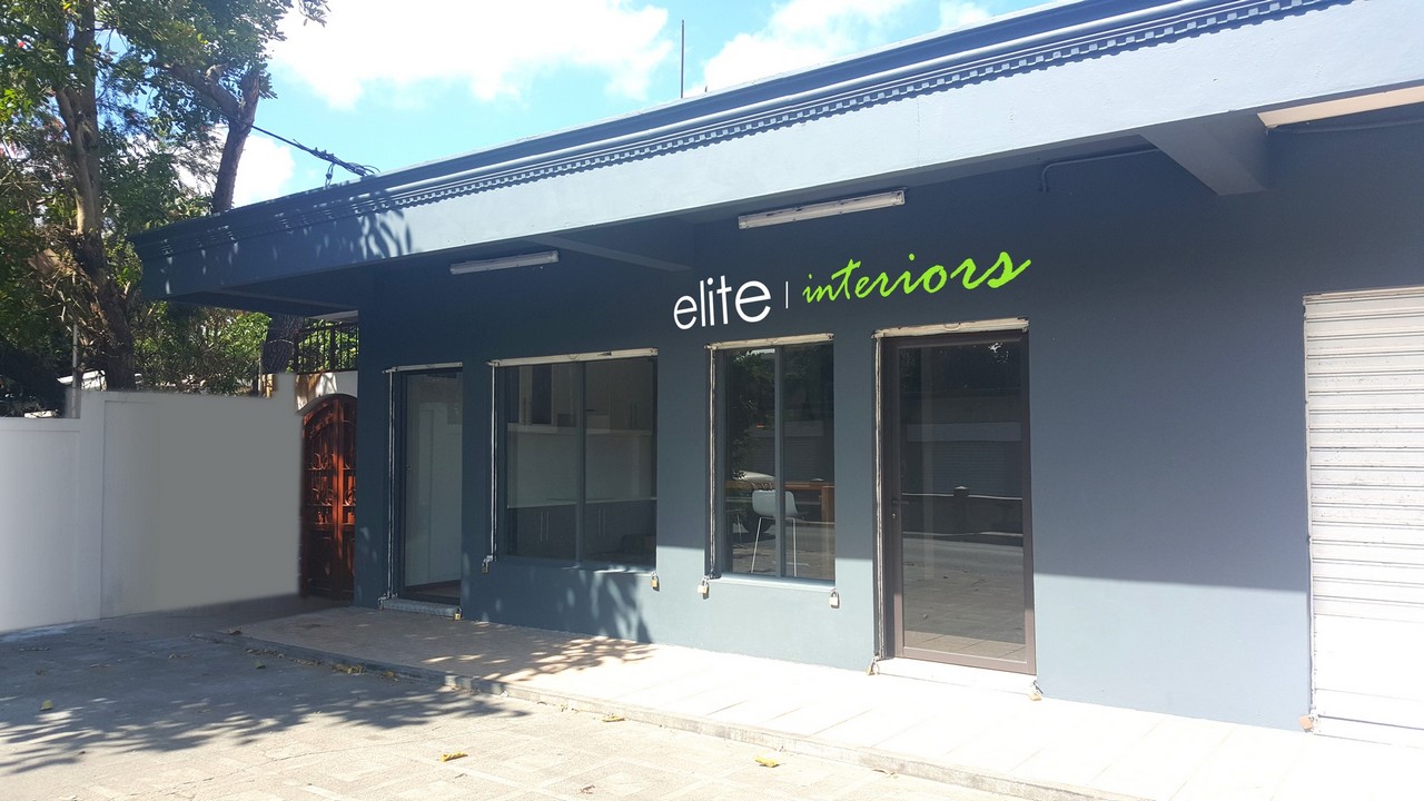 Elite Interiors team and showroom